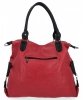 Duża Torebka Damska Shopper Bag XXL firmy Hernan Czerwona
